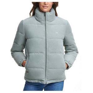 LIKE NEW Mint Green Levi’s corduroy puffer